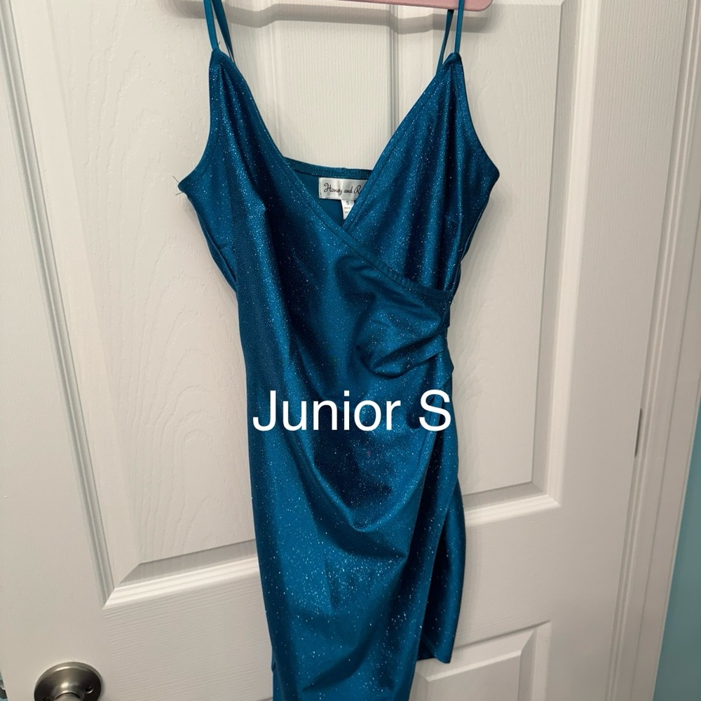 Blue Sparkle Junior Dress